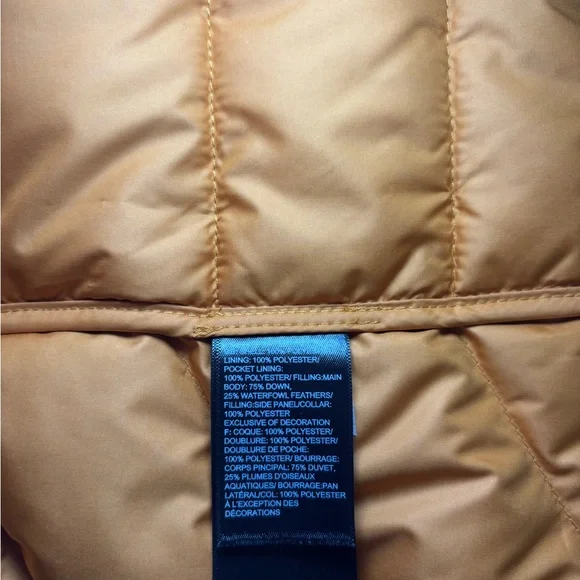 NWT The North Face Womens Alpz 2.0 Down Vest SMALL Citrine Yellow Orange Pumpkin - Picture 13 of 16